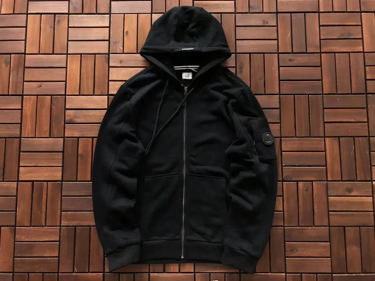 CP Company Goggle Black Hoodie Jacket
