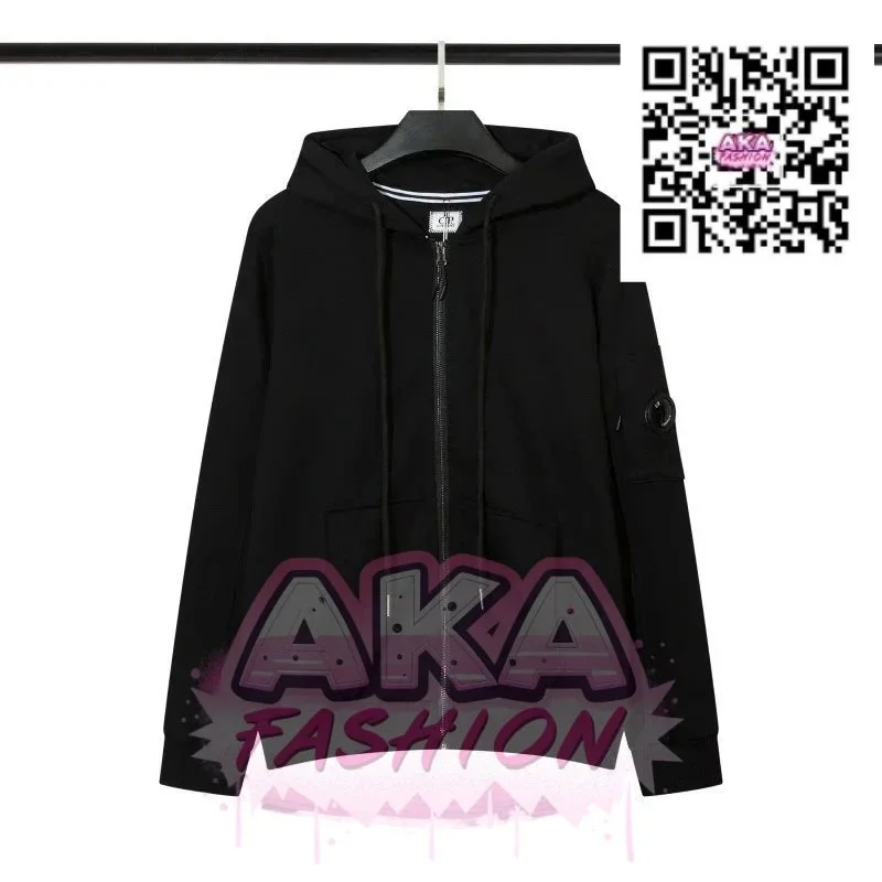 CP Company Goggle Black Hoodie Jacket