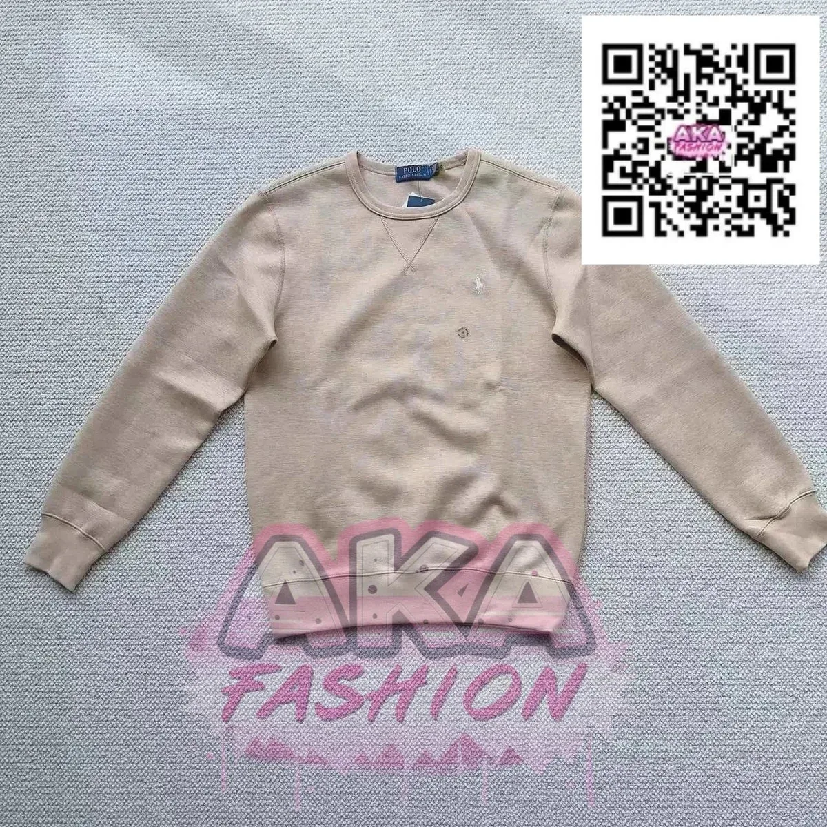 Polo Ralph Lauren Beige Crewneck Sweatshirt