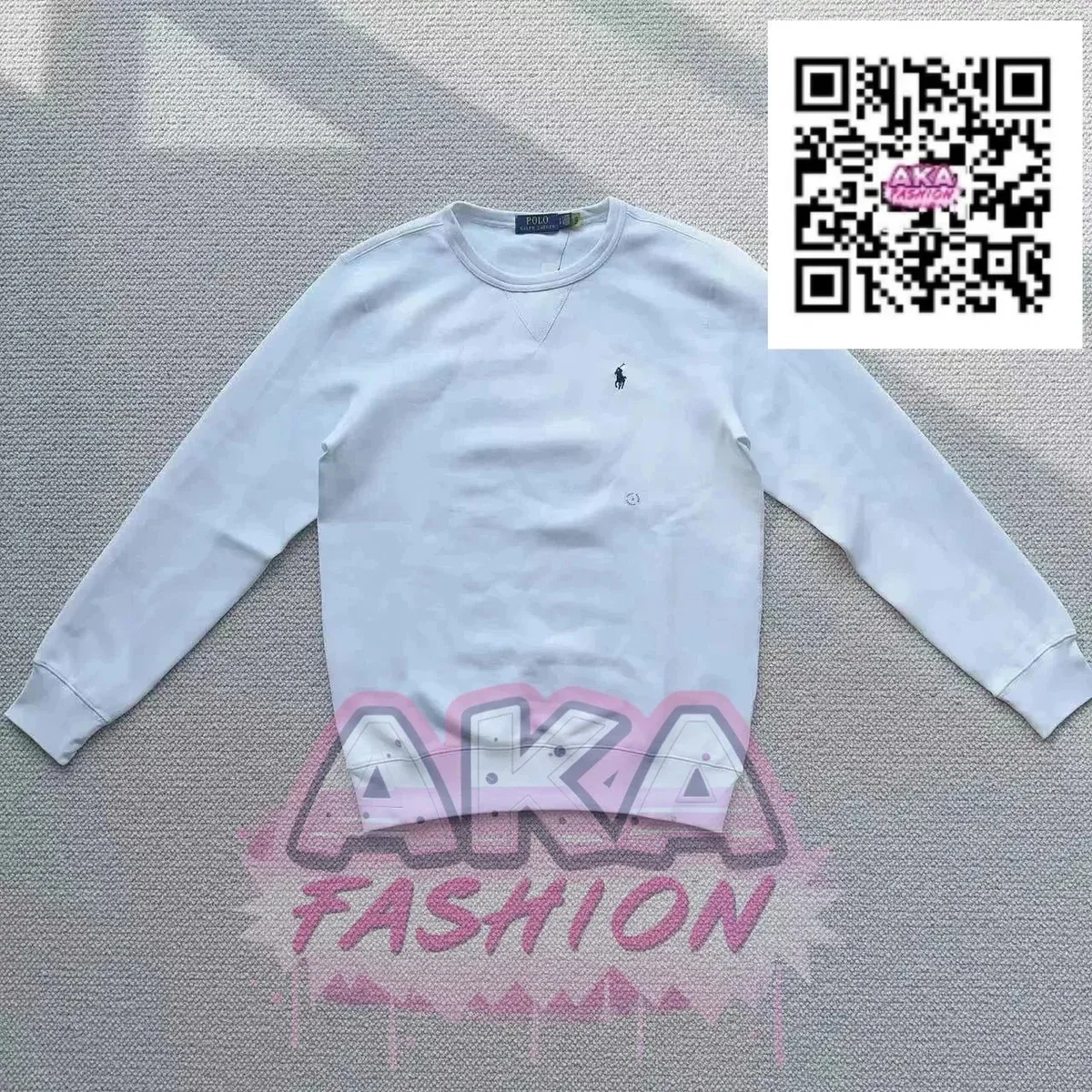 Polo Ralph Lauren Classic Logo White Sweatshirt