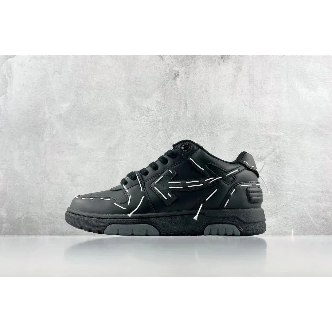 Off-White OW100 Shooter Triple Black Sneakers