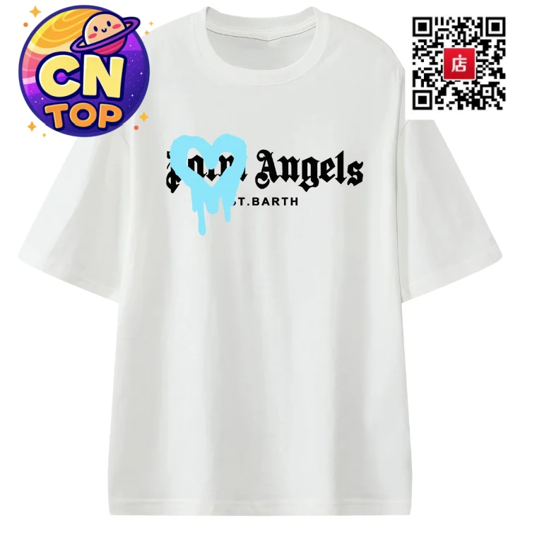 Palm Angels 'Angels' White T-Shirt