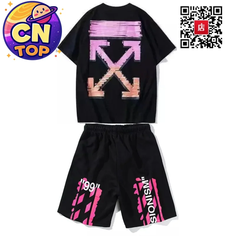 Off-White OW '99' Black & Pink Set
