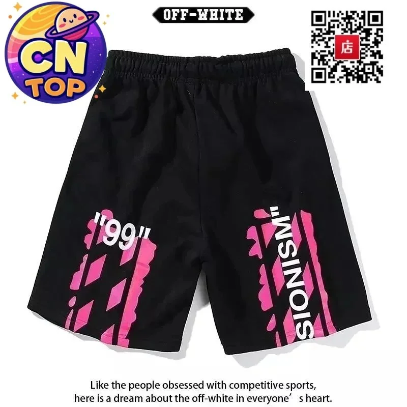 Off-White OW100 '99' SIONISM Black Shorts