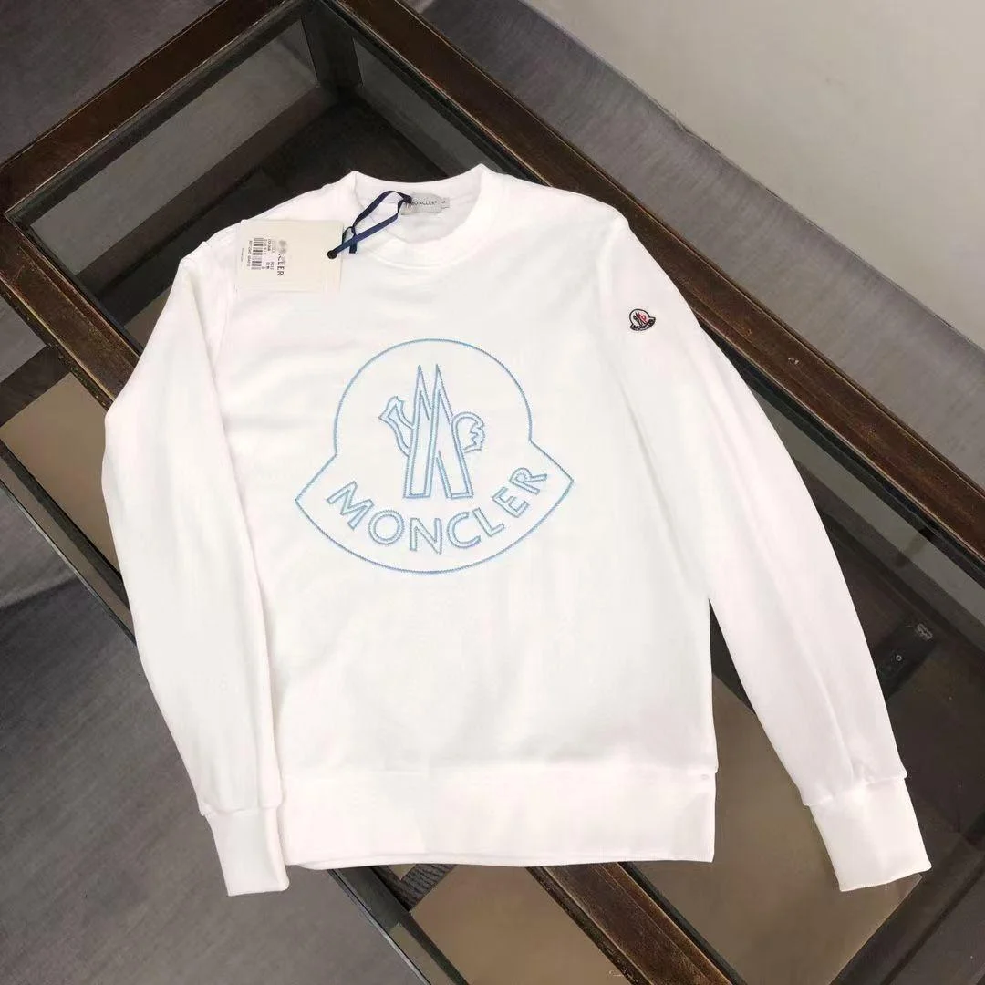 Moncler White Monogram Sweatshirt