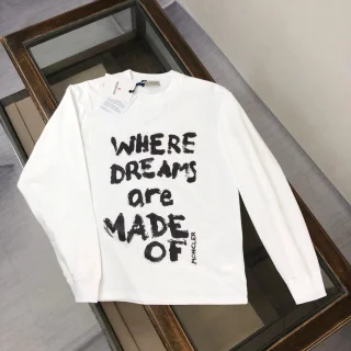 Prada Where Dreams Are Made Of White Long-Sleeve T-Shirt