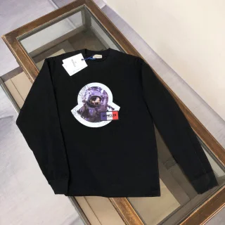 Moncler Maya Black Long Sleeve T-Shirt