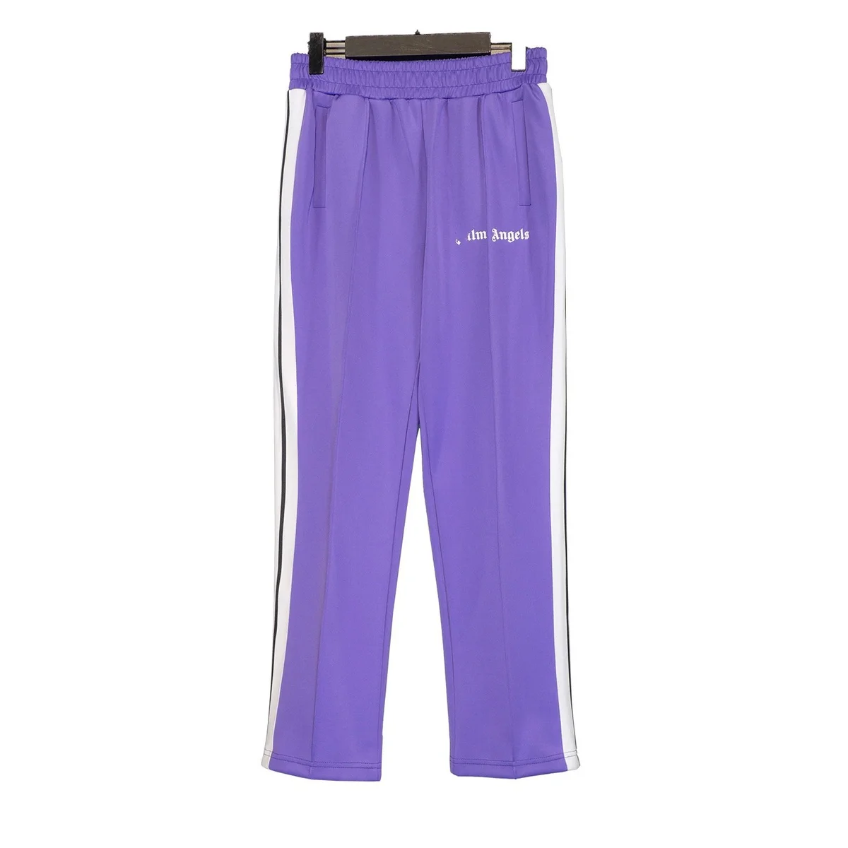 Palm Angels Track Purple Side Stripe Pants