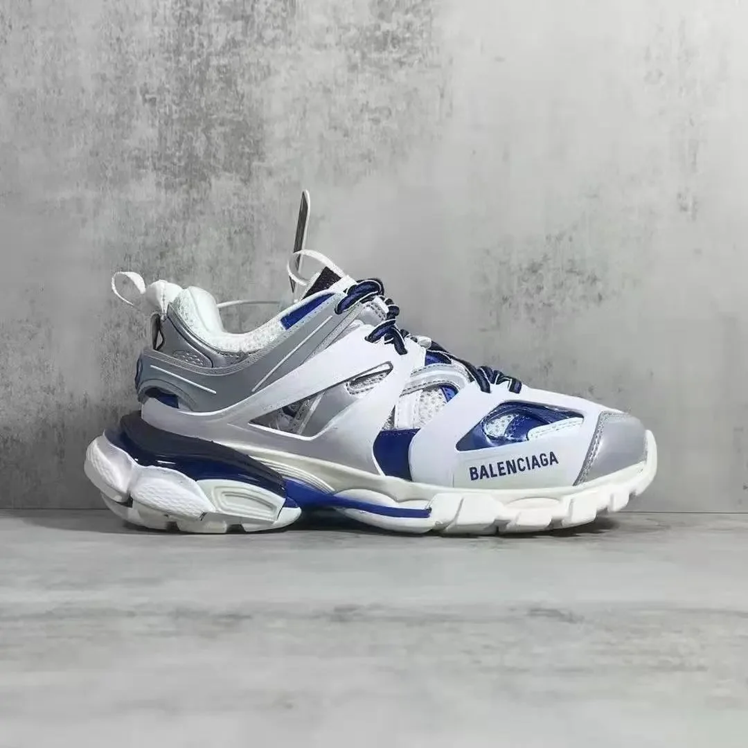 Balenciaga Track Triple White/Blue Sneakers
