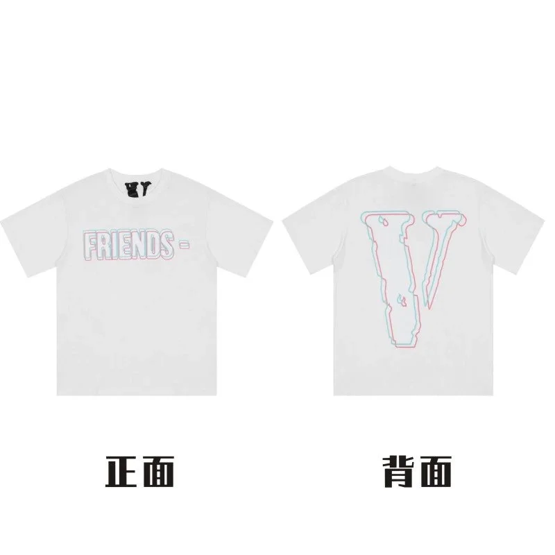 VLONE Friends V White T-Shirt