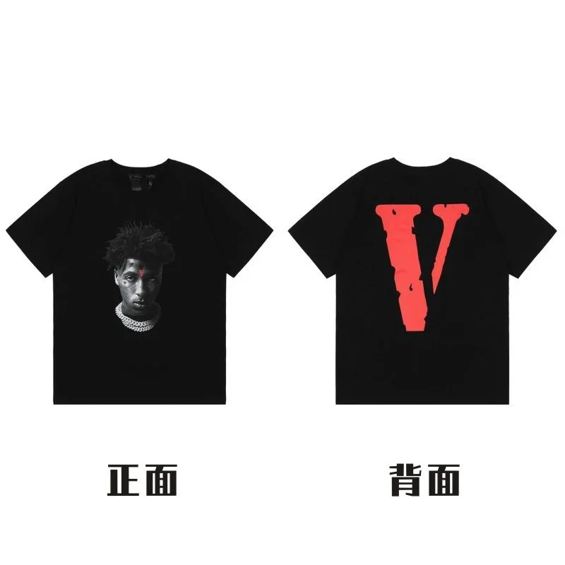 Unisex Black VLONE V Logo T-Shirt