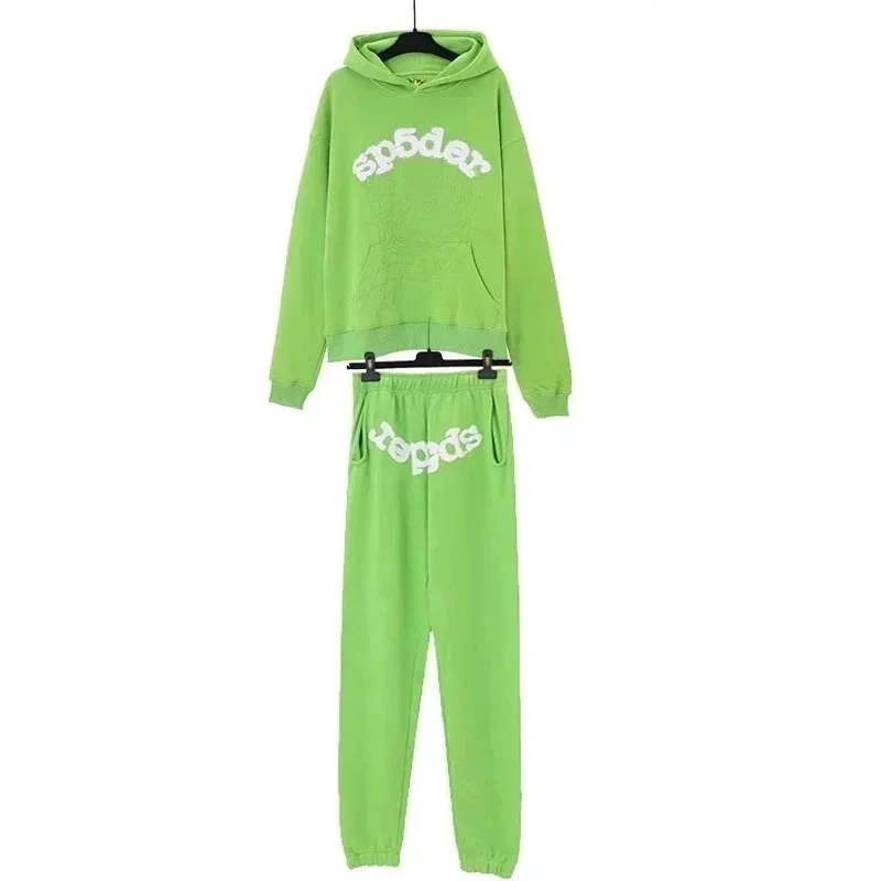 Palm Angels Spider Green Tracksuit Set