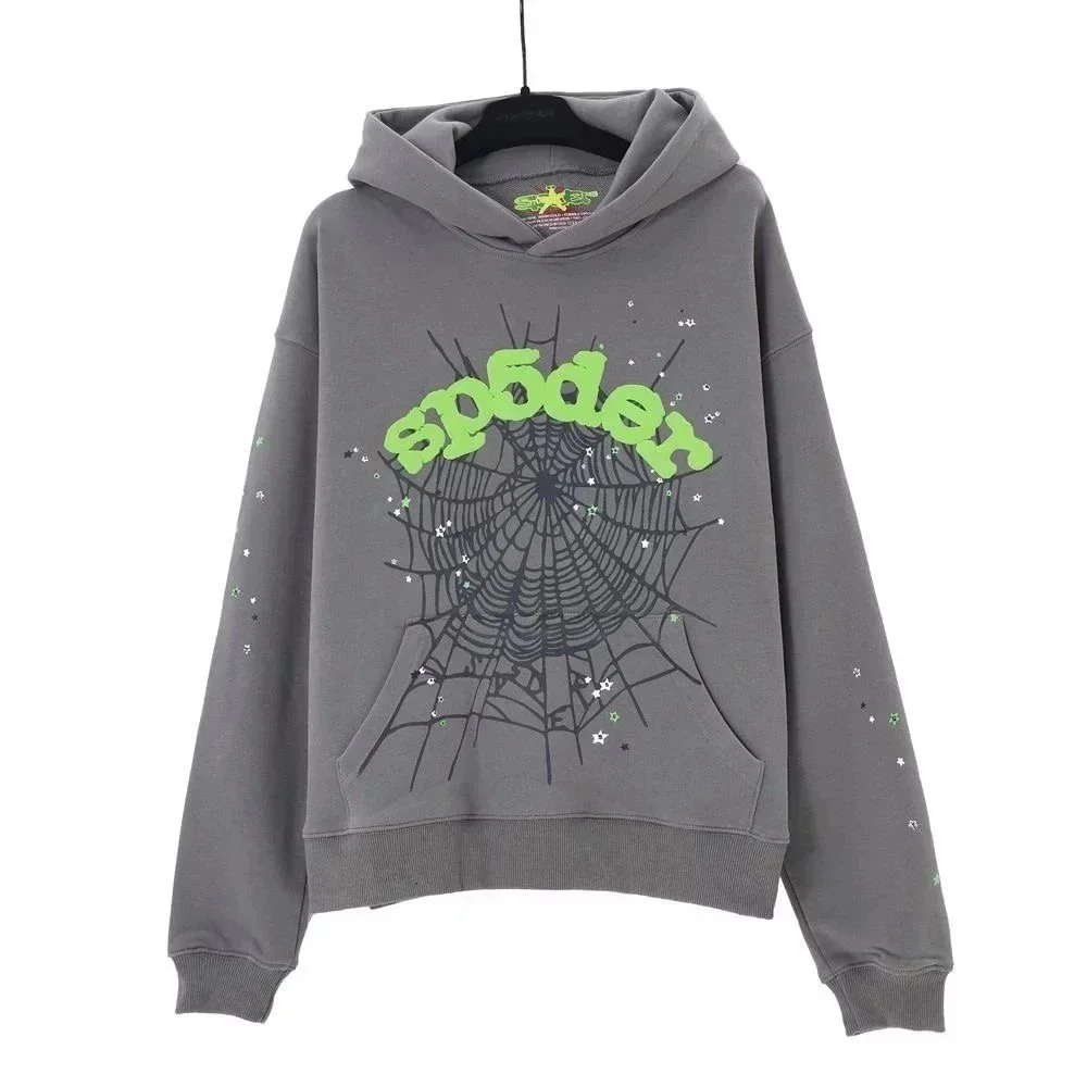 Palm Angels Spider Grey Hoodie