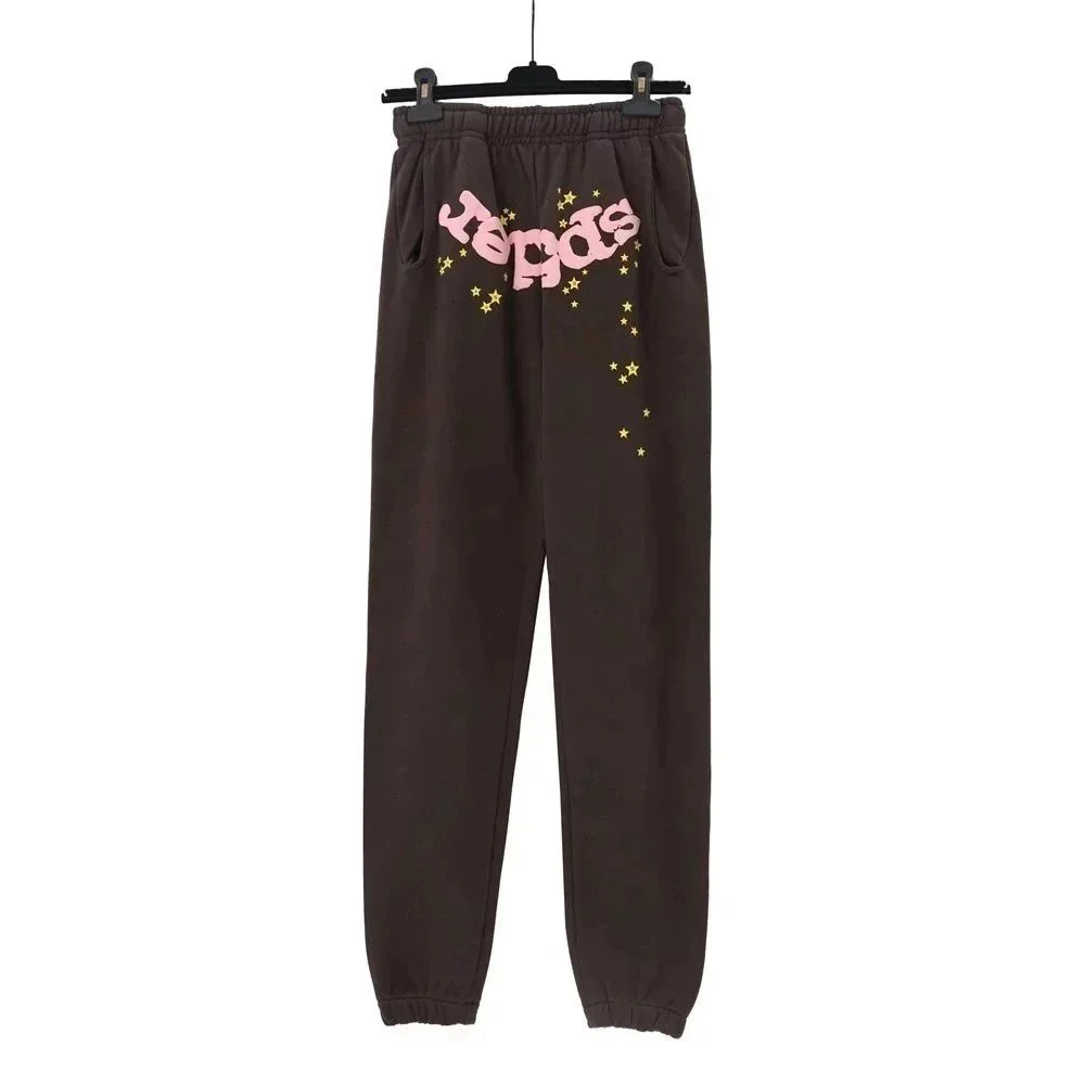Heads Sweatpants Brown Stars Casual Pants