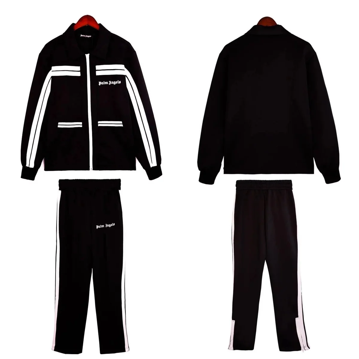 Palm Angels Track Black & White Co-ord Set
