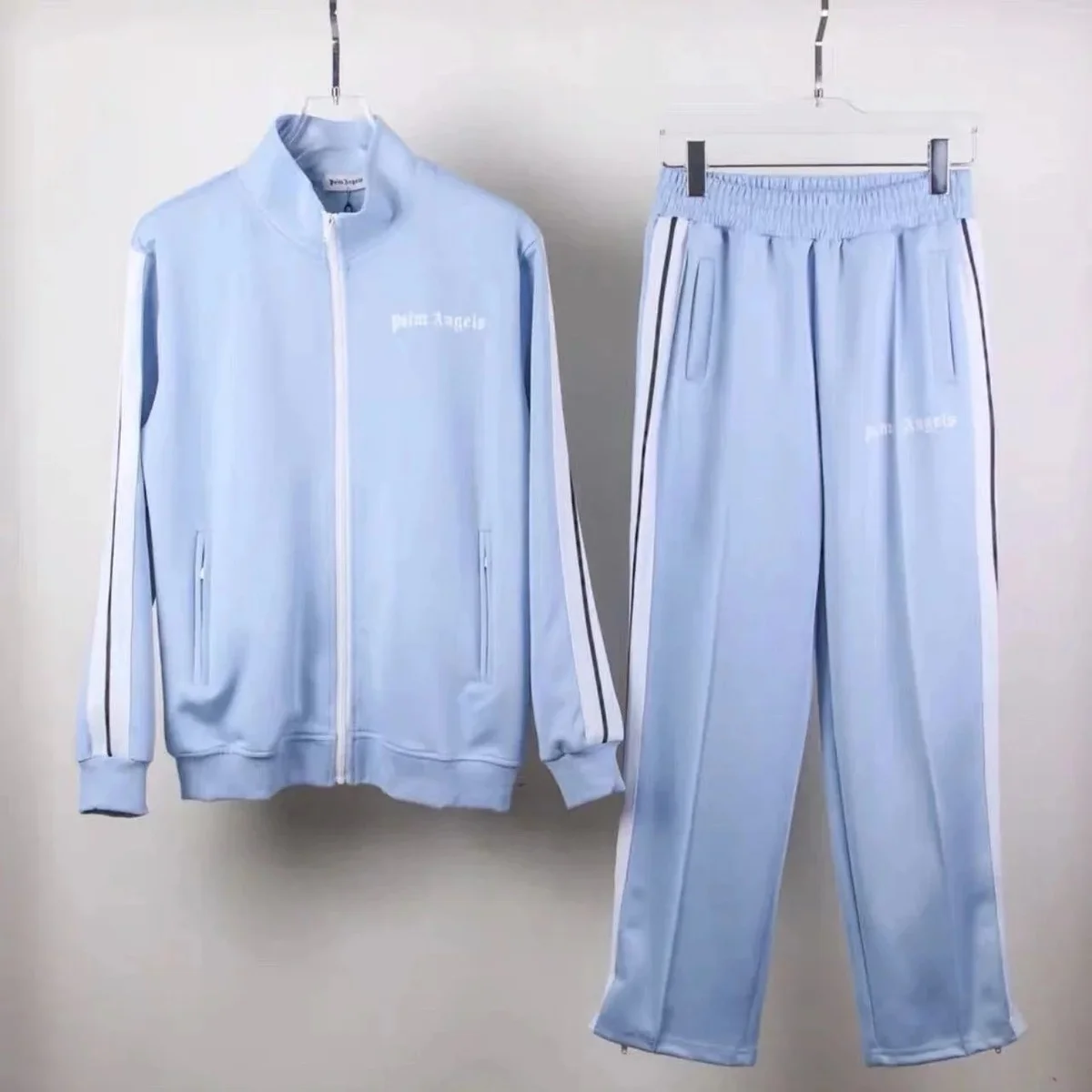 Palm Angels Track Light Blue Co-ord Set