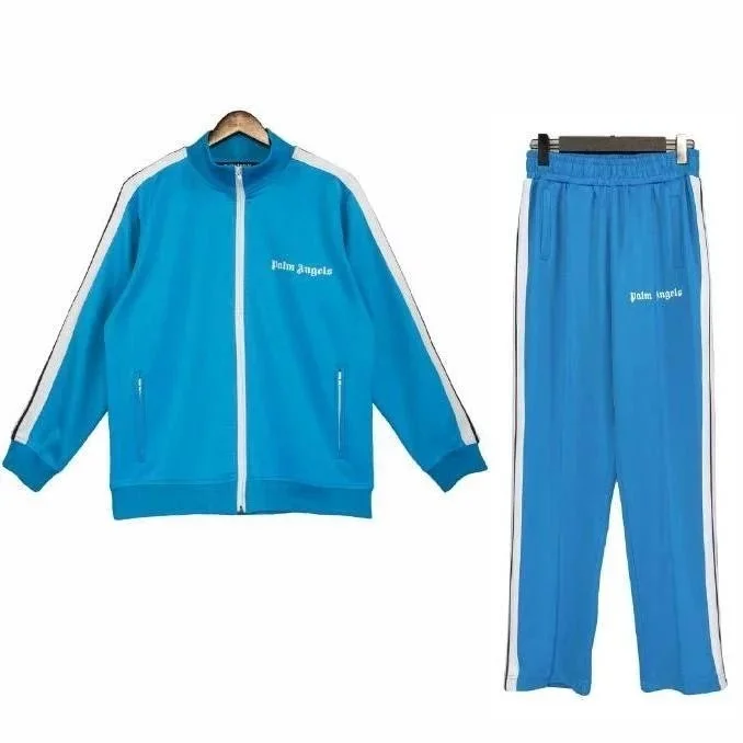 Palm Angels Track Blue & White Tracksuit