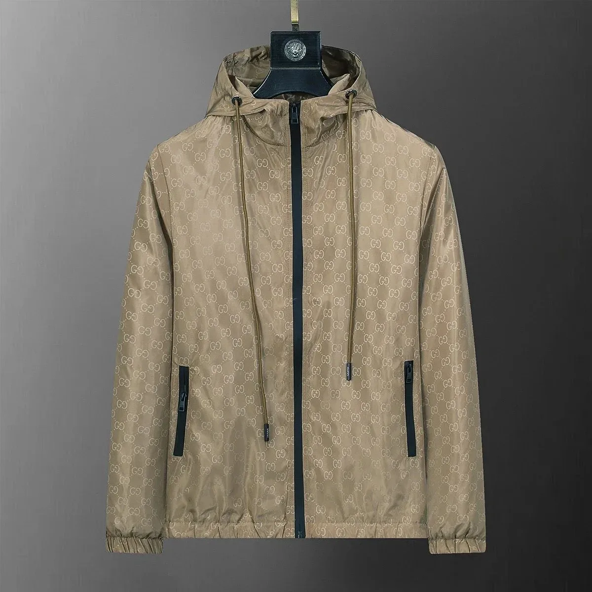 Gucci GG Monogram Beige Lightweight Jacket