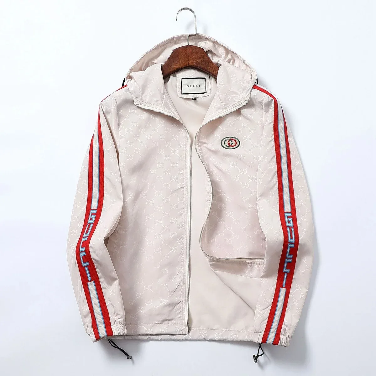 Gucci GG Monogram Light Jacket Cream