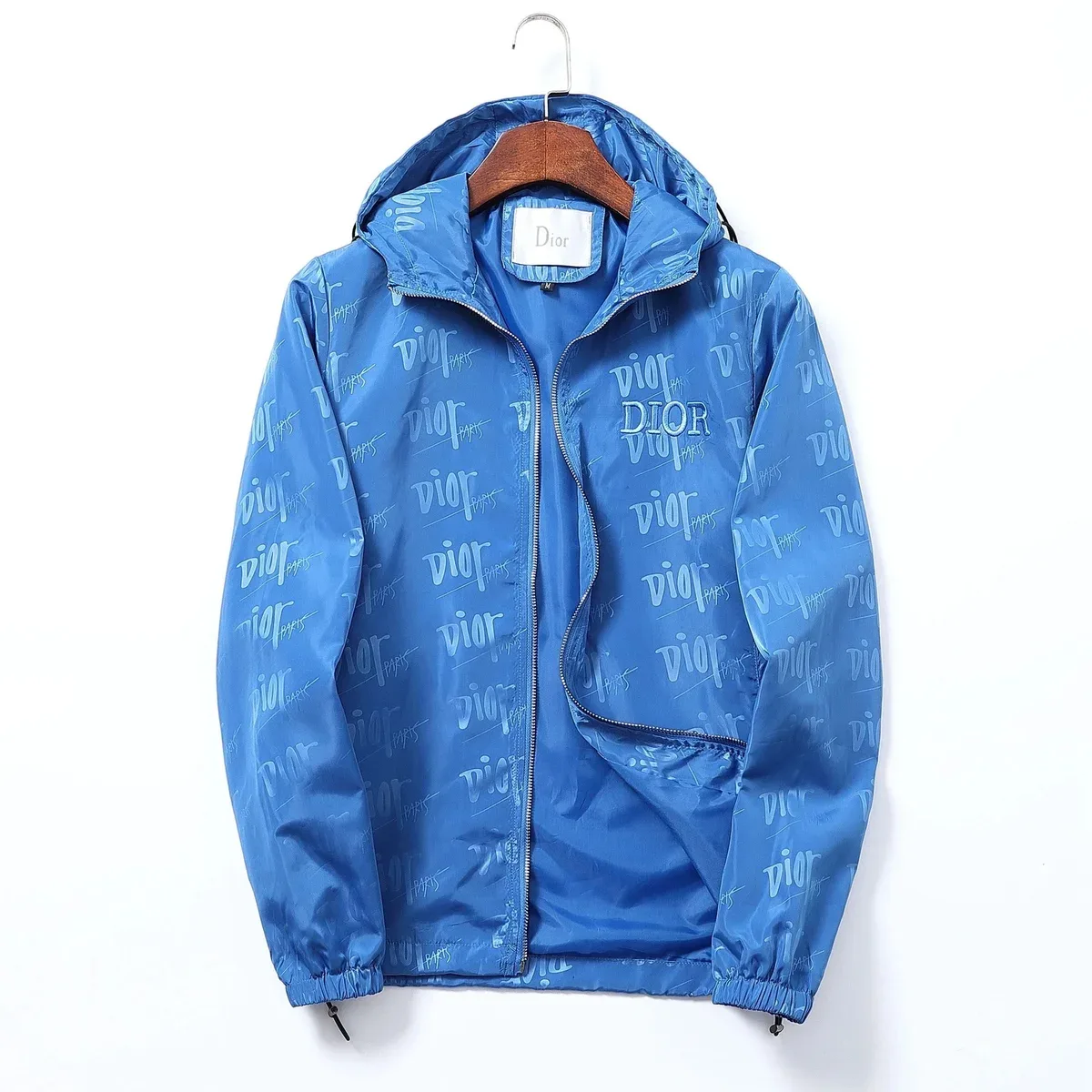Dior Blue Dior Print Lightweight Jacket