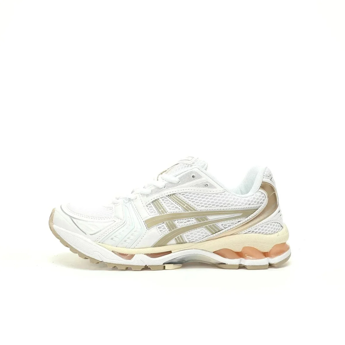 ASICS Gel-Nimbus 24 White/Gold Sneakers