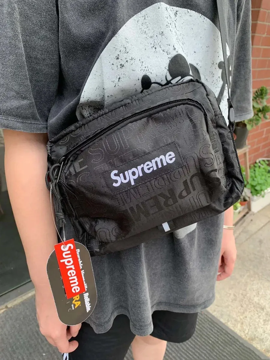 Supreme Black Crossbody Bag
