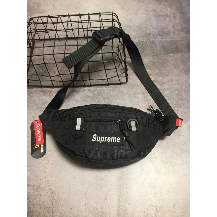 Supreme Black Belt Bag
