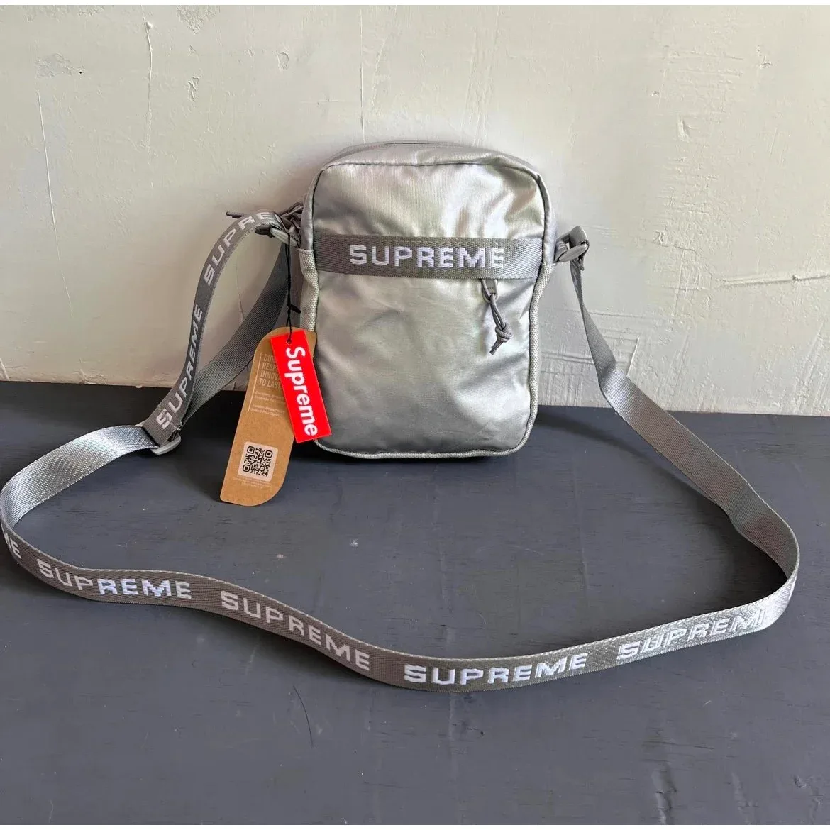Supreme Silver Supreme Bag Crossbody