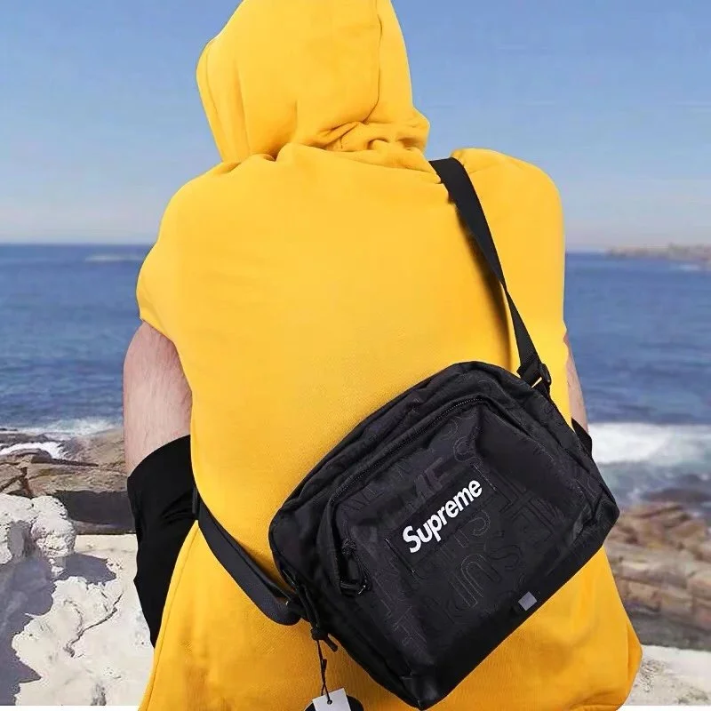 Supreme Black Box Logo Shoulder Bag