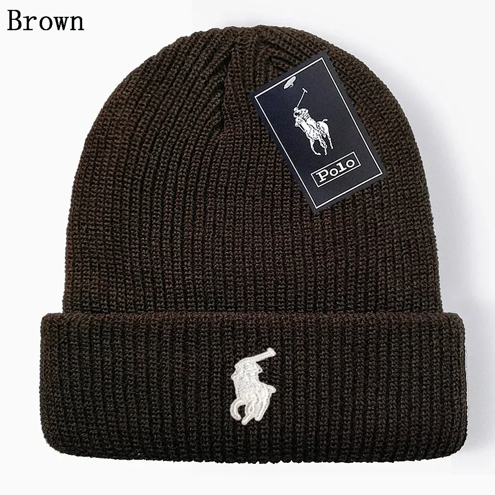 Polo Ralph Lauren Brown Pony Beanie