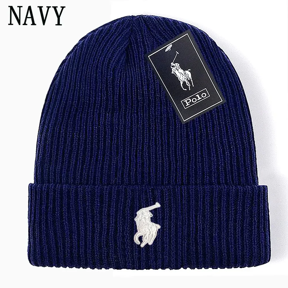 Polo Ralph Lauren Navy Polo Pony Beanie