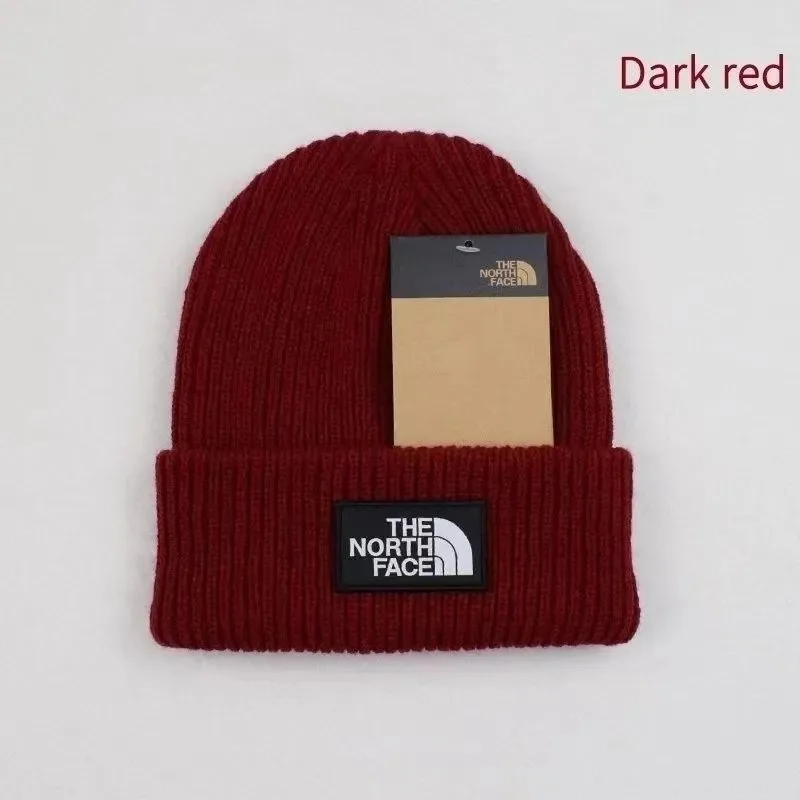 The North Face Dark Red Beanie