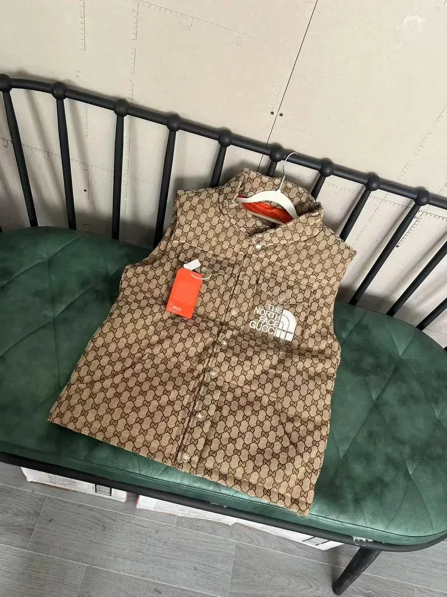 Gucci GG Monogram Beige The North Face Collaboration Vest