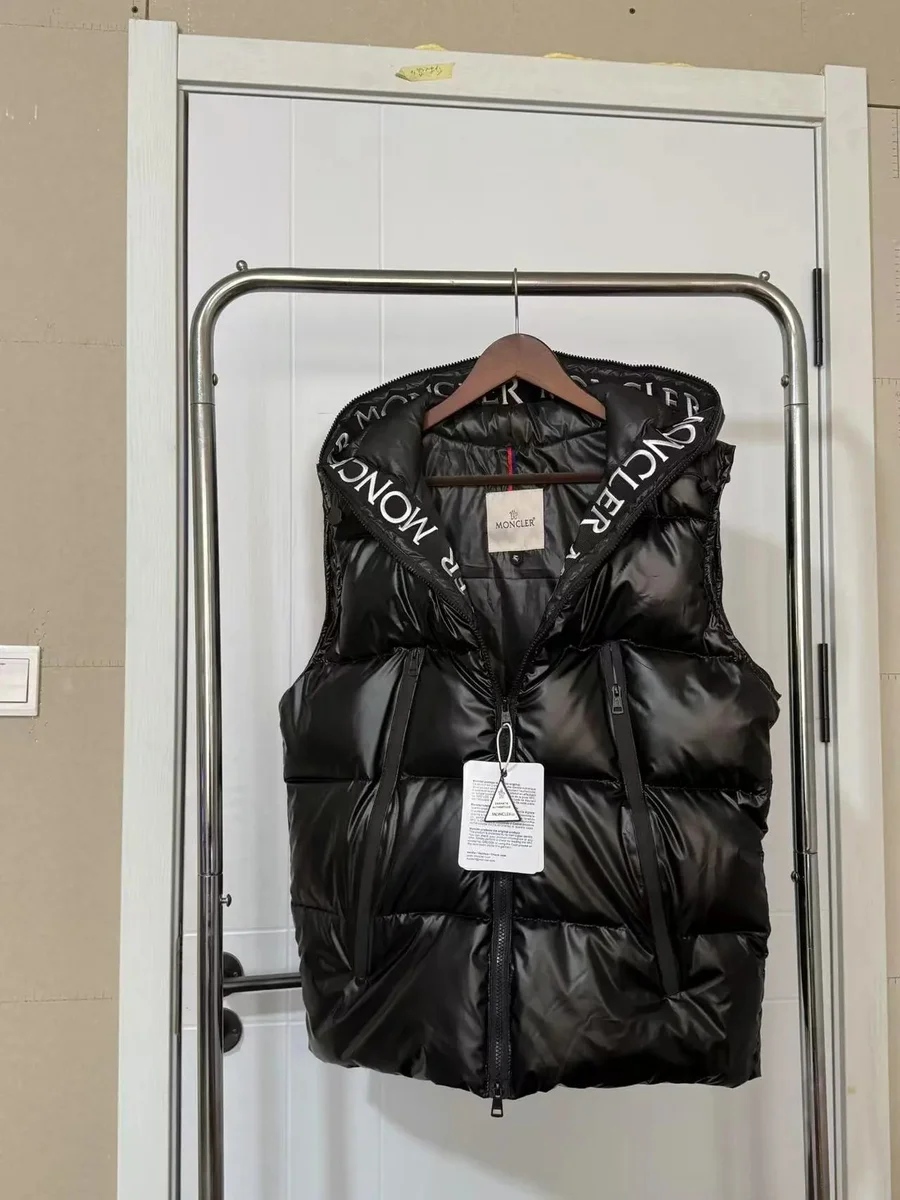 Moncler Black Puffer Vest