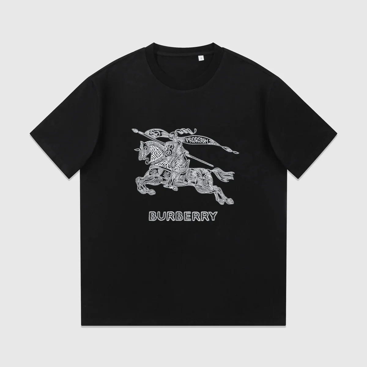 Burberry Equestrian Knight Black T-Shirt