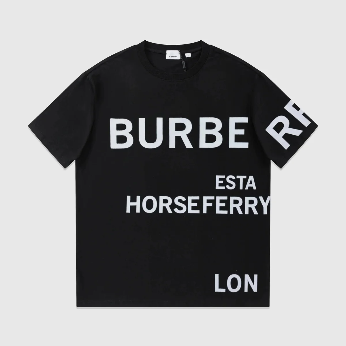 Burberry ESTA HORSEFERRY LON Black T-Shirt