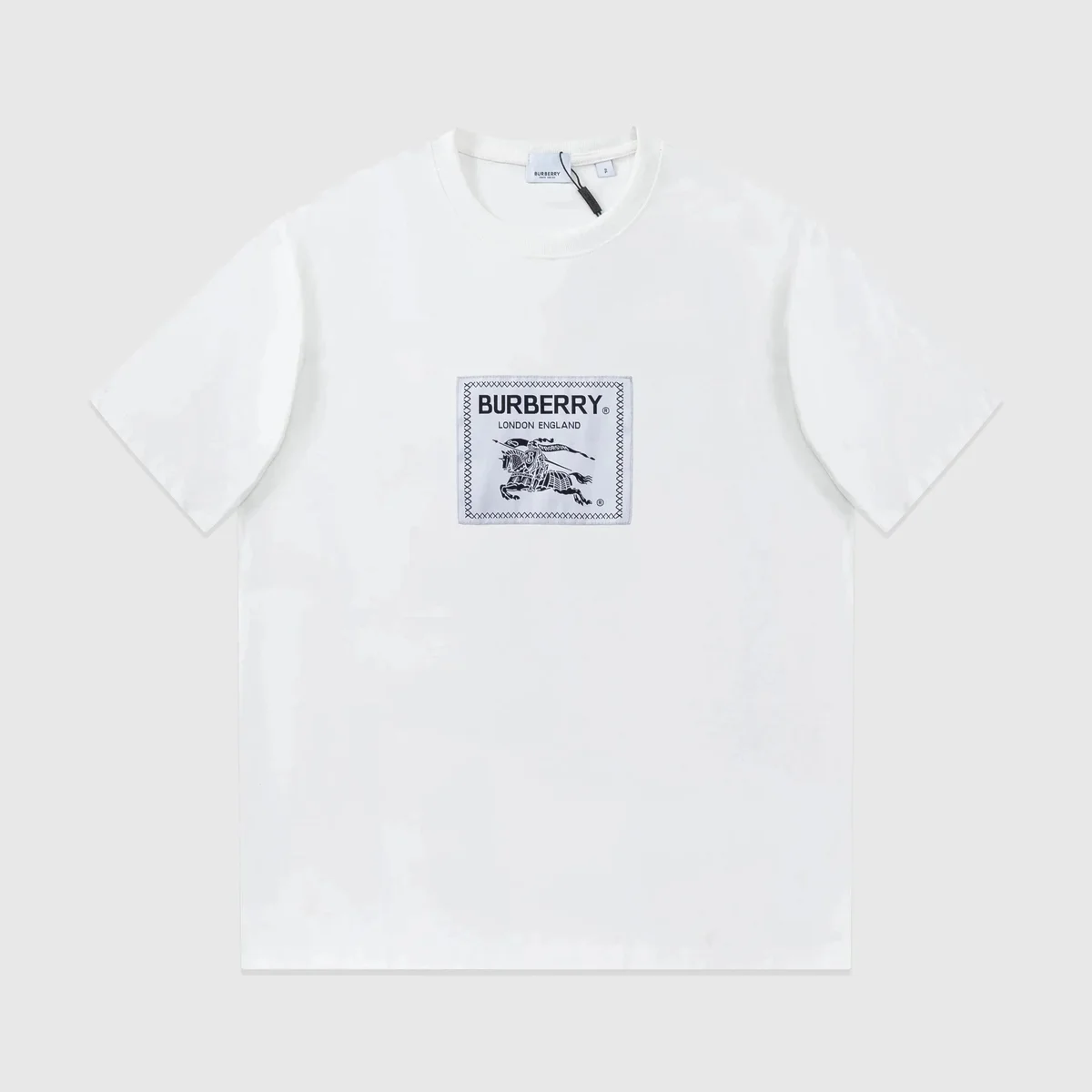 Burberry White Classic Logo T-Shirt