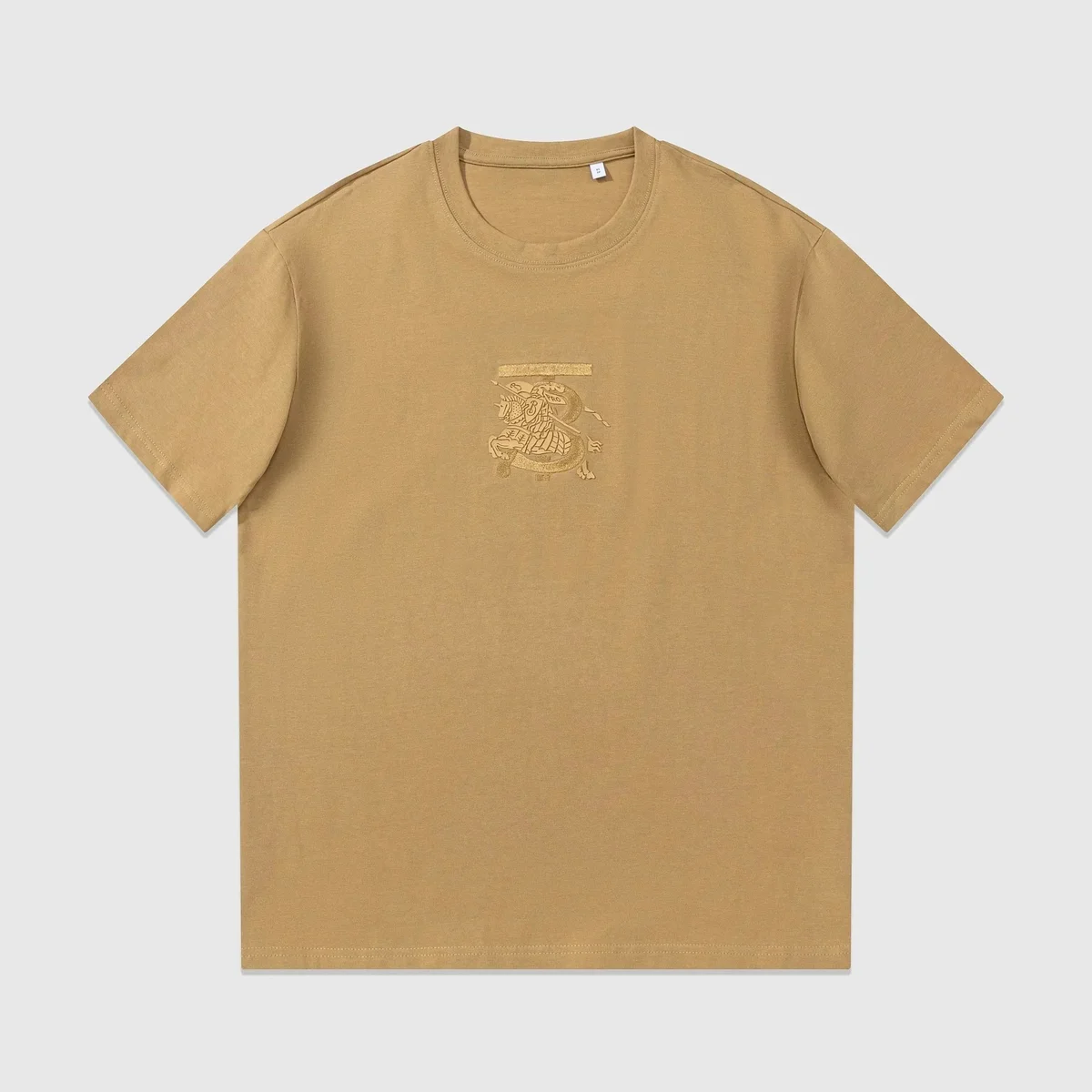 Unisex Camel Dragon Embroidered T-Shirt