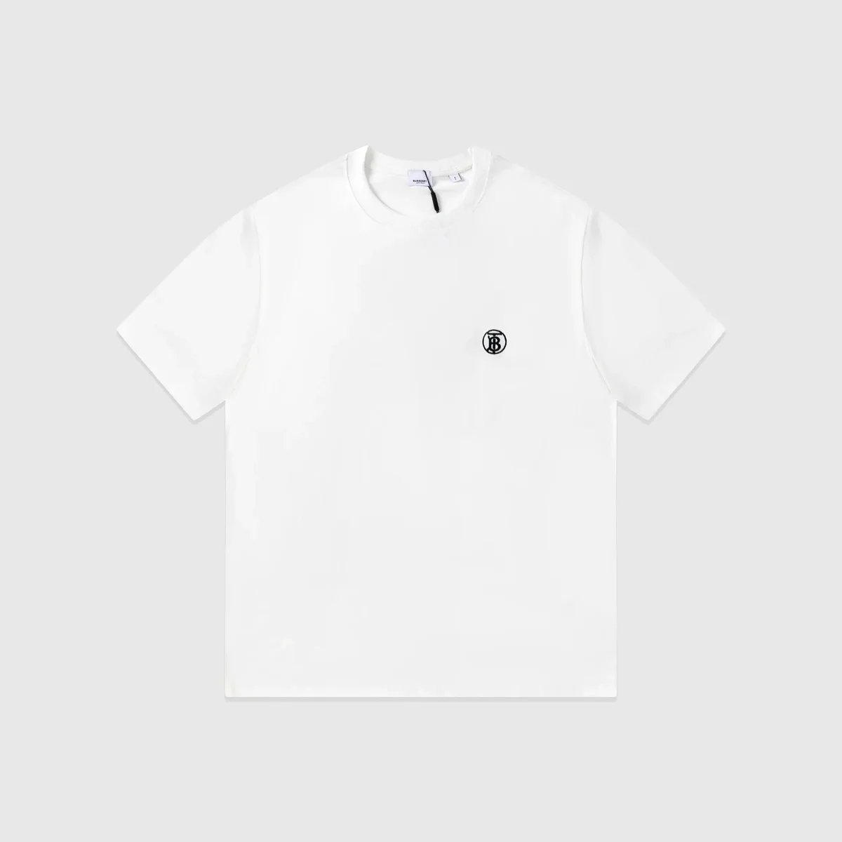 Burberry White TB Monogram T-Shirt