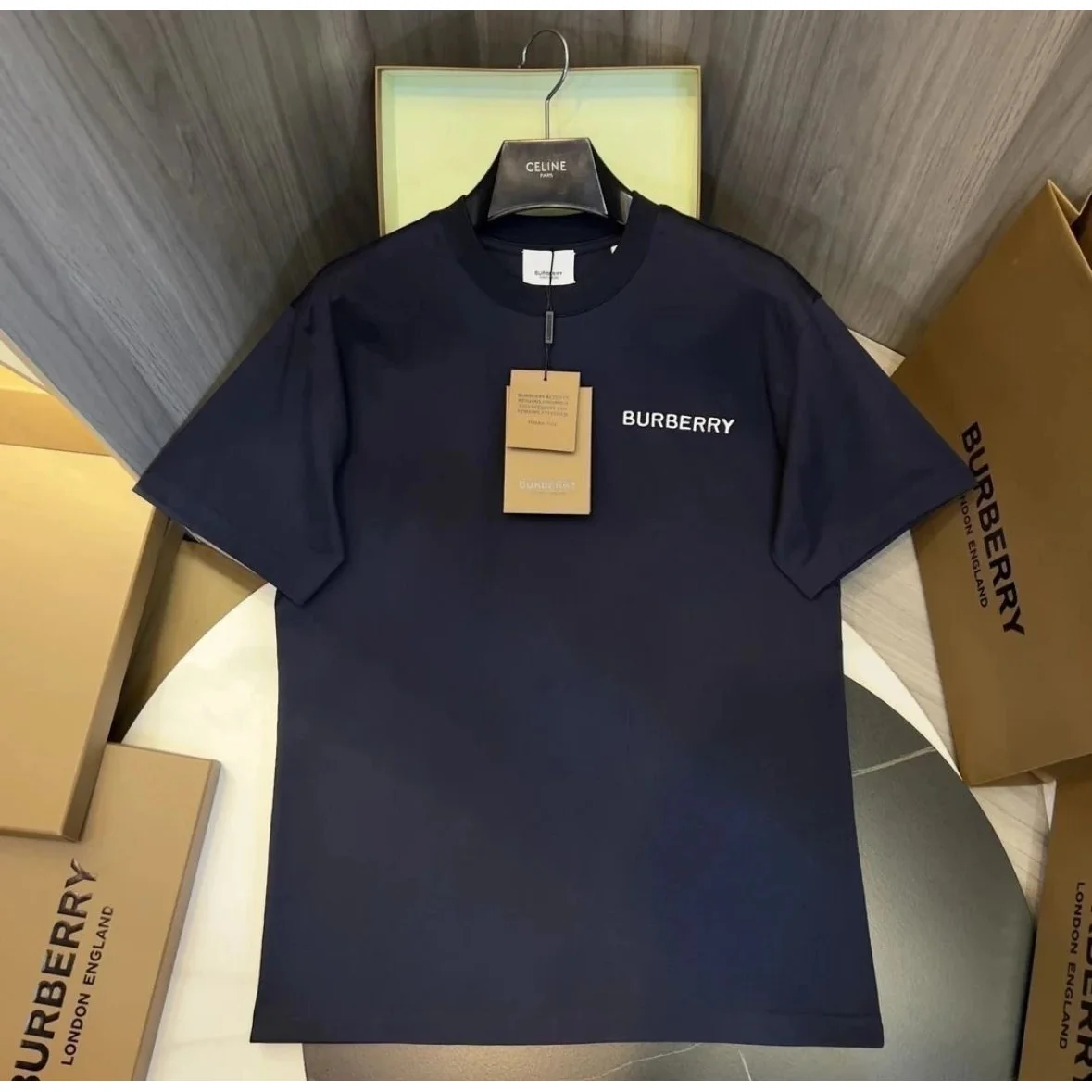 Burberry Classic Logo Navy T-Shirt
