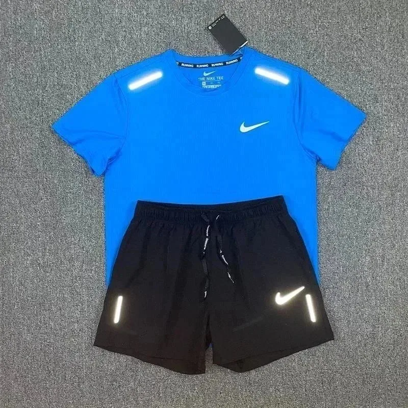 Nike Blue & Black Running Set