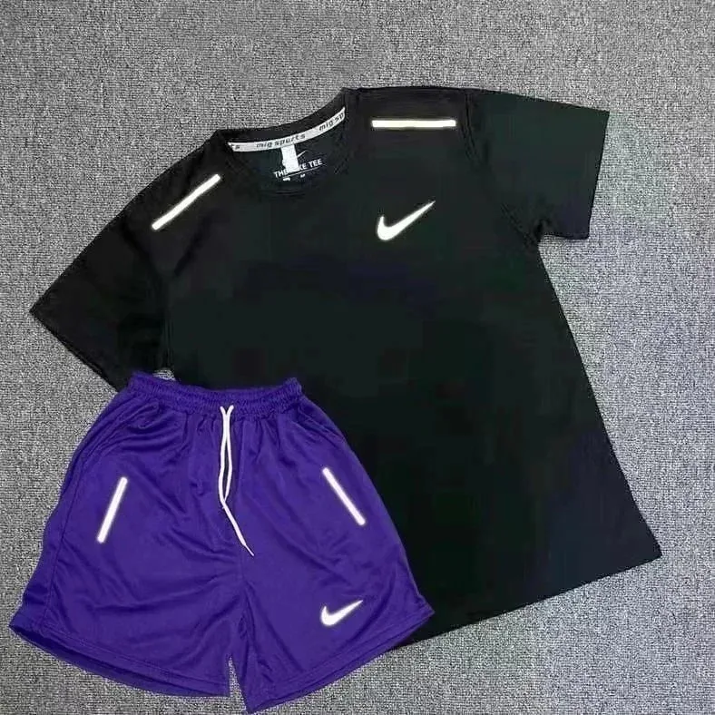 Nike Air Max Black & Purple Set