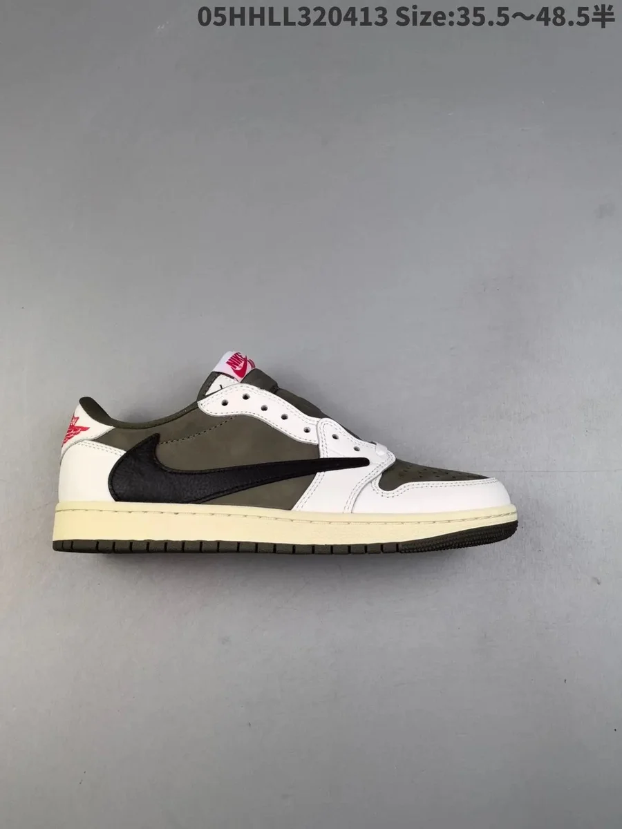 Nike Air Jordan 1 Low Olive/White Sneakers