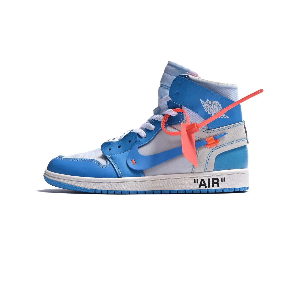 Nike Air Jordan 1 Off-White University Blue Sneakers