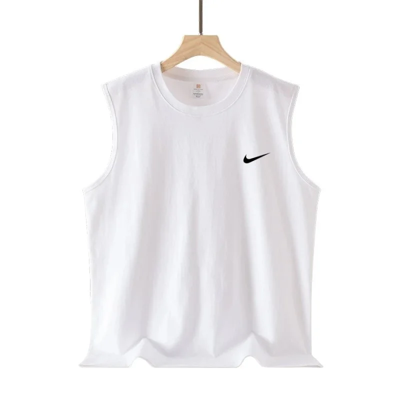 Nike White Swoosh T-Shirt Top