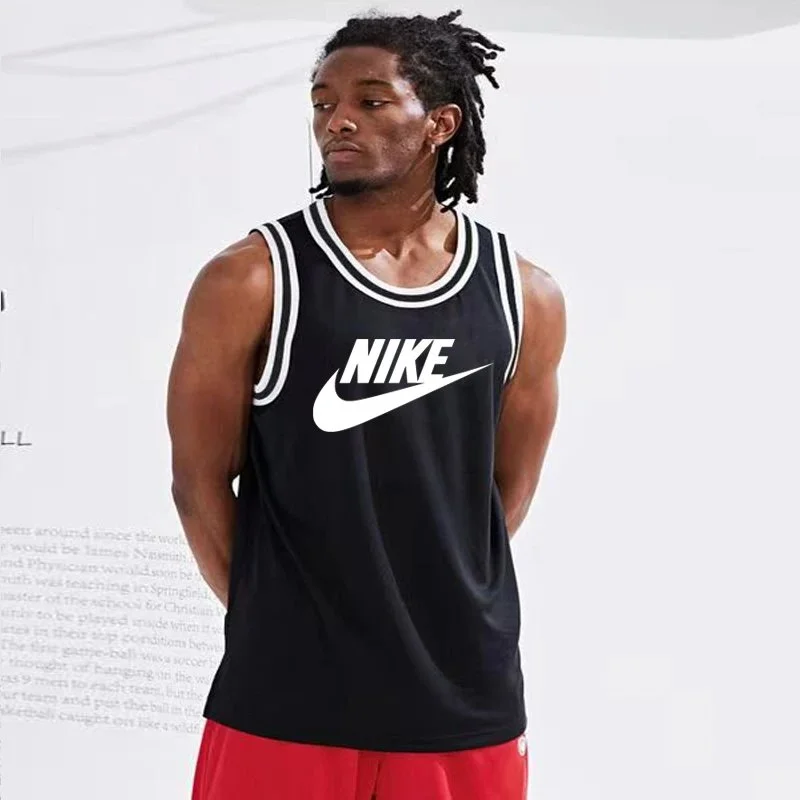 Nike Black & White Basketball Tank Top