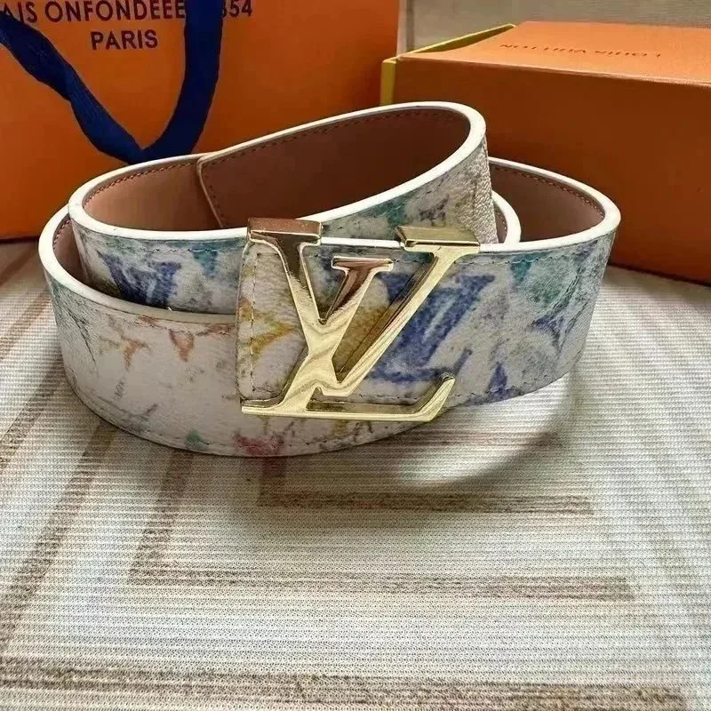 Louis Vuitton Neverfull Monogram Belt White