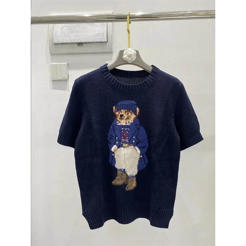 Polo Ralph Lauren Polo Bear Short Sleeve Navy Bear Sweater