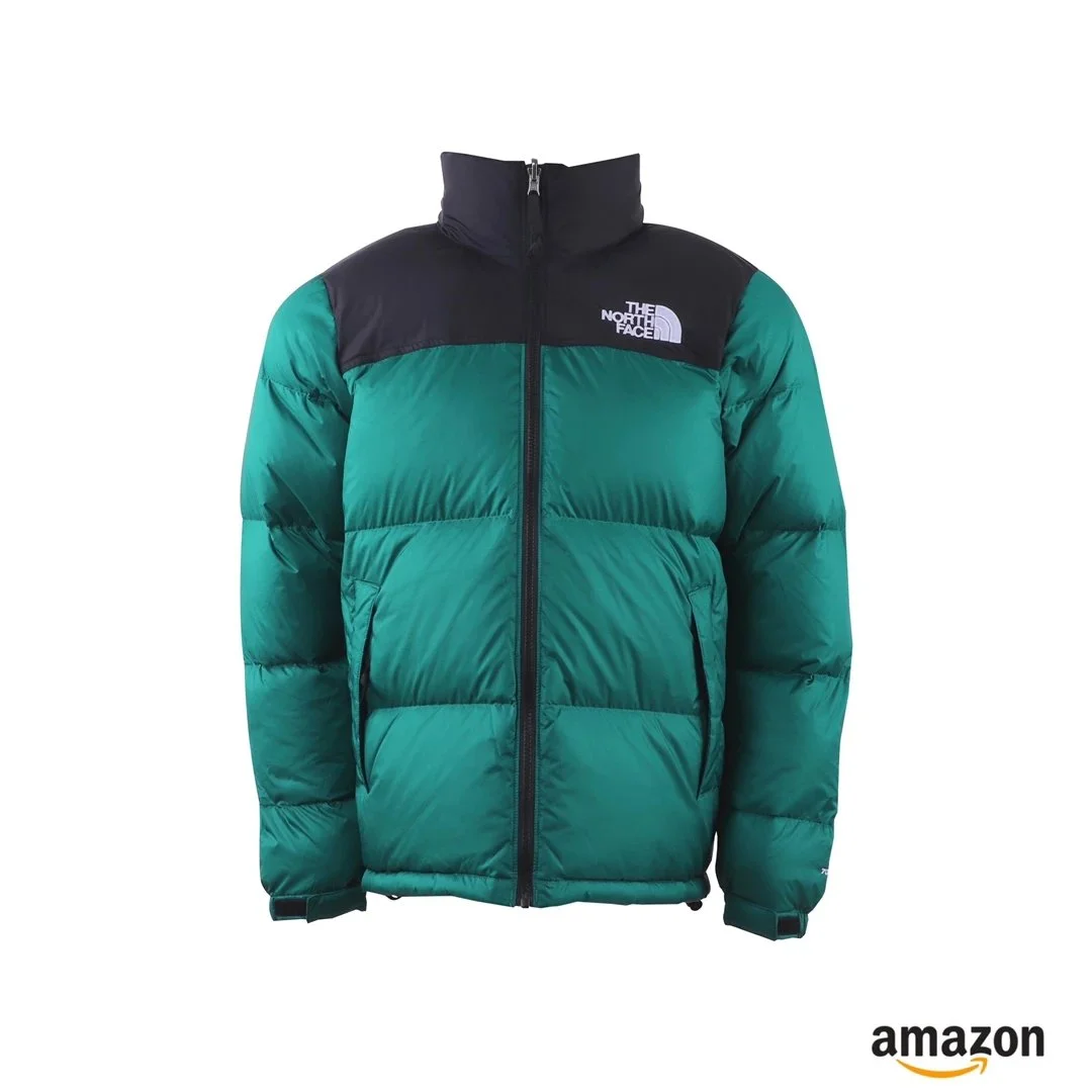 The North Face Nuptse Green Parka