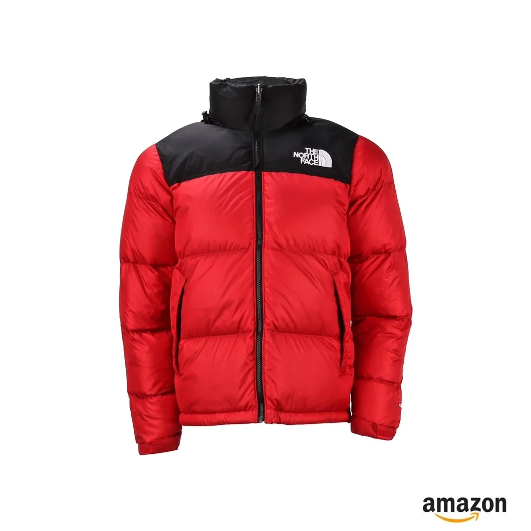 The North Face Red Black Nuptse Jacket